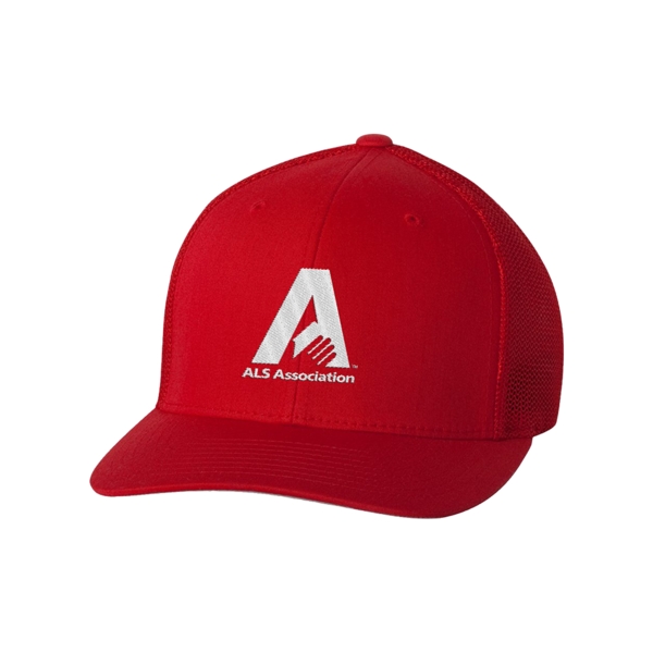 Trucker mesh cap with a PermaCurv visor and a 100% polyester... from ASI 88060 Snugz/USA Inc