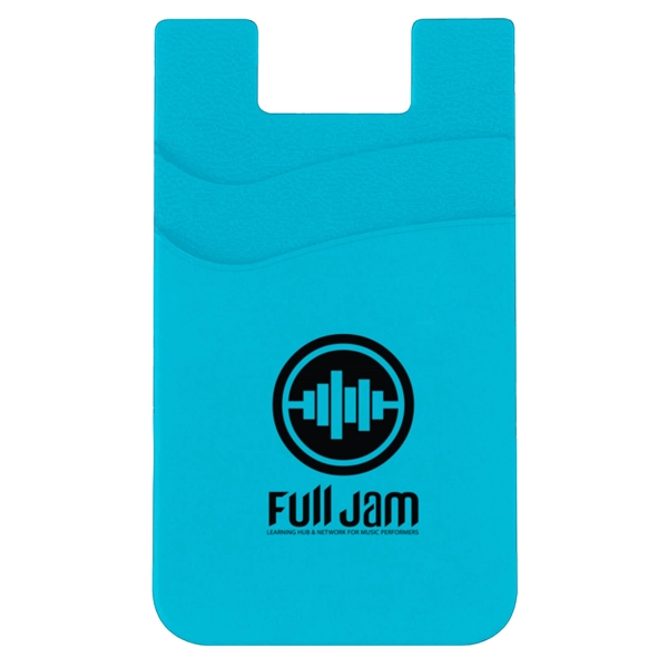 This double pocket cell phone wallet is made of a silicone... from ASI 52710 Lincoln Line