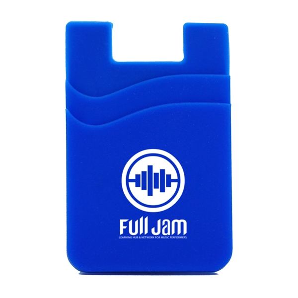 This double pocket cell phone wallet is made of a silicone... from ASI 52710 Lincoln Line