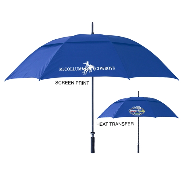 Fiberglass umbrella with rubberized handle and vented top.... from ASI 52710 Lincoln Line