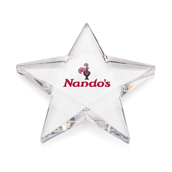 Pentagon Star VividPrint™ Paperweight... from ASI 84592 St Regis Group / St Regis