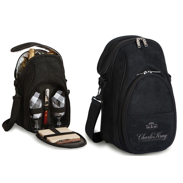 Brava Wine-Cheese Tote Black... from ASI 88675 Picnic Plus
