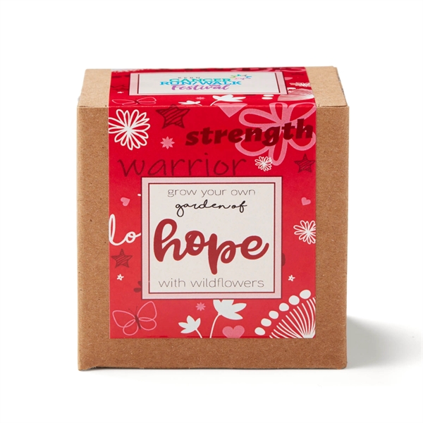 Red Garden of Hope Seed Planter Kit with reusable planter, soil... from ASI 63549 Jornik Manufacturing Corp