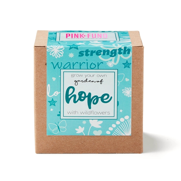 Teal Garden of Hope Seed Planter Kit with reusable planter, soil... from ASI 63549 Jornik Manufacturing Corp