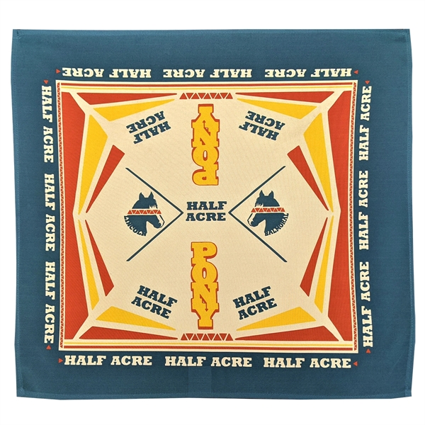 21" x 21" polyester bandana with 4-color dye sublimated imprint.... from ASI 61125 Hit Promotional Products / Hit®