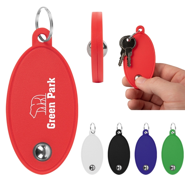 Fidget kychain in assorted colors with double sided rolling ball and... from ASI 61125 Hit Promotional Products / Hit®