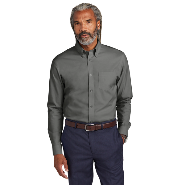 Brooks Brothers Wrinkle-Free Stretch Pinpoint Shirt... from ASI 84863 SanMar