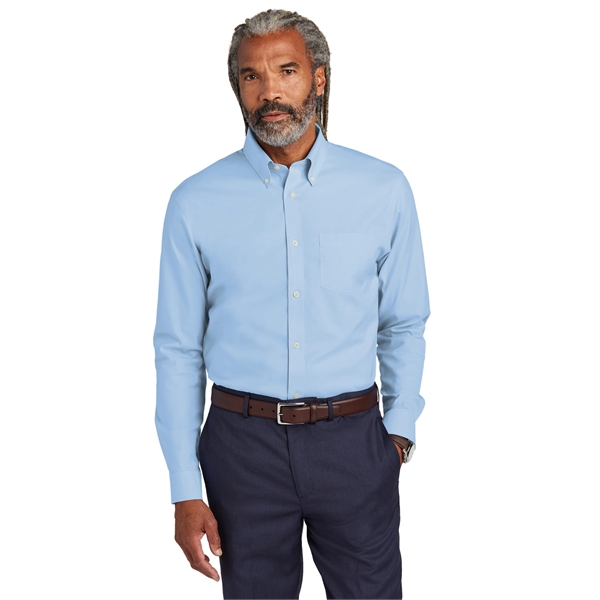 Brooks Brothers Wrinkle-Free Stretch Pinpoint Shirt... from ASI 84863 SanMar