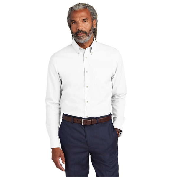 Brooks Brothers Wrinkle-Free Stretch Pinpoint Shirt... from ASI 84863 SanMar
