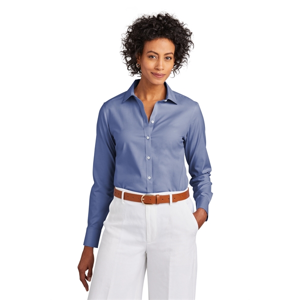 Brooks Brothers Women's Wrinkle-Free Stretch Pinpoint Shirt... from ASI 84863 SanMar