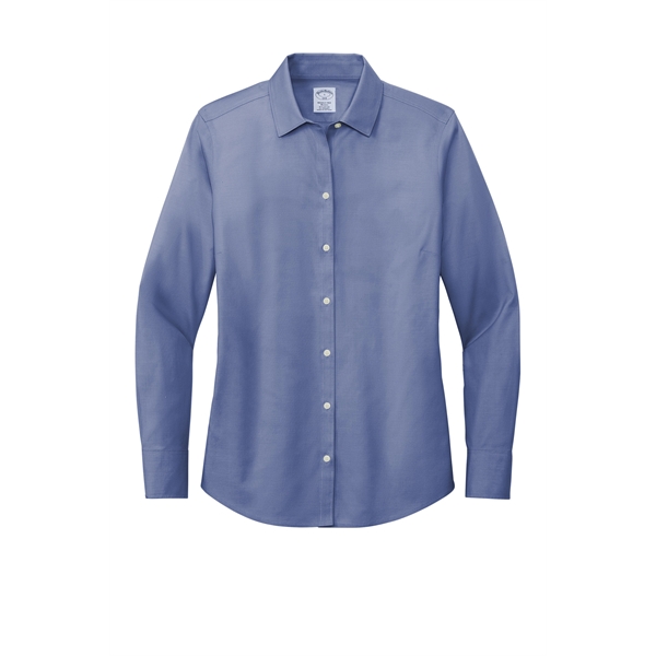 Brooks Brothers Women's Wrinkle-Free Stretch Pinpoint Shirt... from ASI 84863 SanMar
