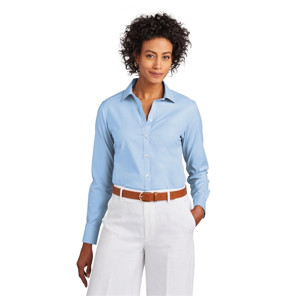 Brooks Brothers Women's Wrinkle-Free Stretch Pinpoint Shirt... from ASI 84863 SanMar