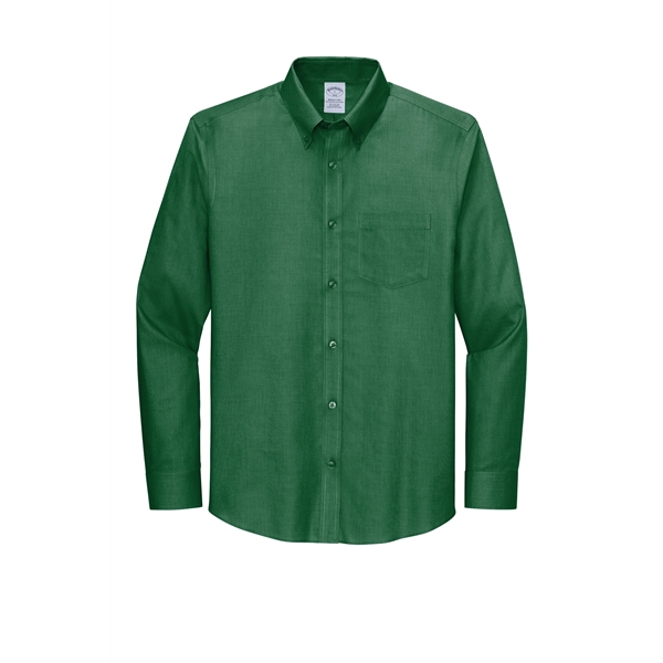 Brooks Brothers Wrinkle-Free Stretch Nailhead Shirt... from ASI 84863 SanMar