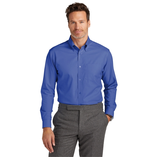 Brooks Brothers Wrinkle-Free Stretch Nailhead Shirt... from ASI 84863 SanMar