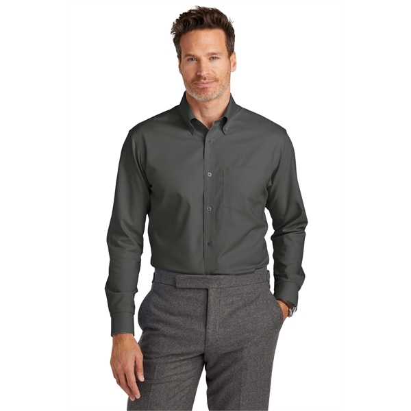 Brooks Brothers Wrinkle-Free Stretch Nailhead Shirt... from ASI 84863 SanMar