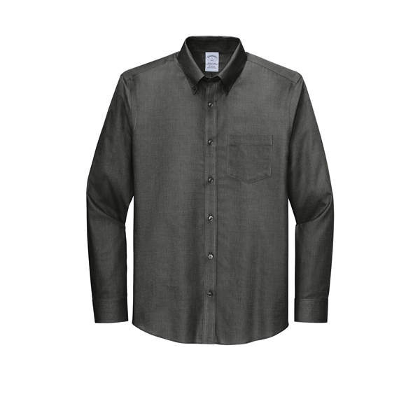 Brooks Brothers Wrinkle-Free Stretch Nailhead Shirt... from ASI 84863 SanMar