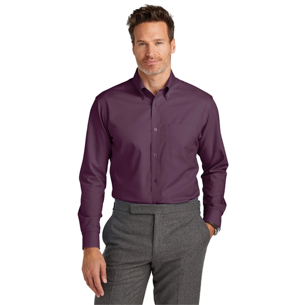 Brooks Brothers Wrinkle-Free Stretch Nailhead Shirt... from ASI 84863 SanMar