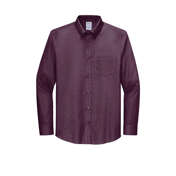 Brooks Brothers Wrinkle-Free Stretch Nailhead Shirt... from ASI 84863 SanMar