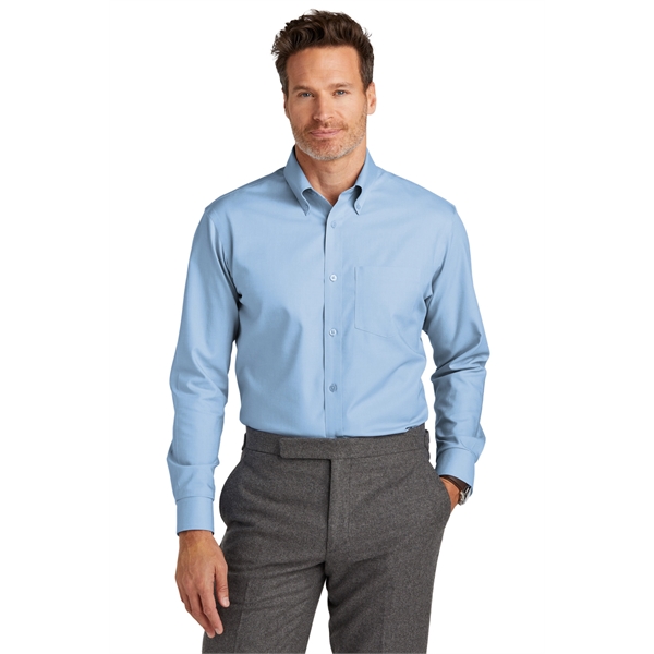 Brooks Brothers Wrinkle-Free Stretch Nailhead Shirt... from ASI 84863 SanMar