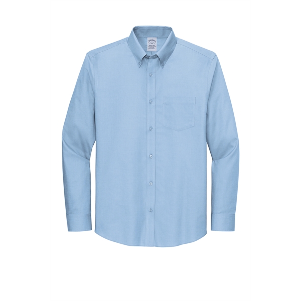 Brooks Brothers Wrinkle-Free Stretch Nailhead Shirt... from ASI 84863 SanMar