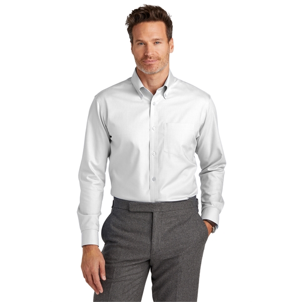 Brooks Brothers Wrinkle-Free Stretch Nailhead Shirt... from ASI 84863 SanMar