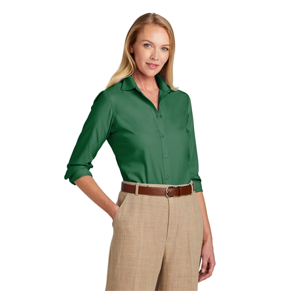 Brooks Brothers Women's Wrinkle-Free Stretch Nailhead Shirt... from ASI 84863 SanMar