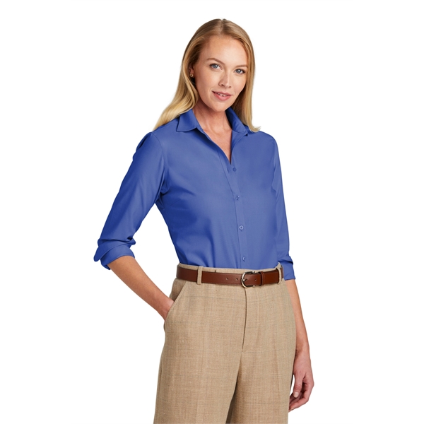 Brooks Brothers Women's Wrinkle-Free Stretch Nailhead Shirt... from ASI 84863 SanMar