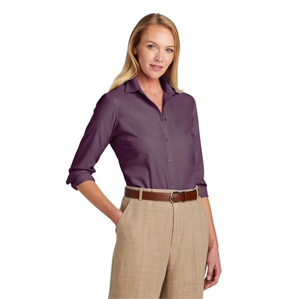Brooks Brothers Women's Wrinkle-Free Stretch Nailhead Shirt... from ASI 84863 SanMar