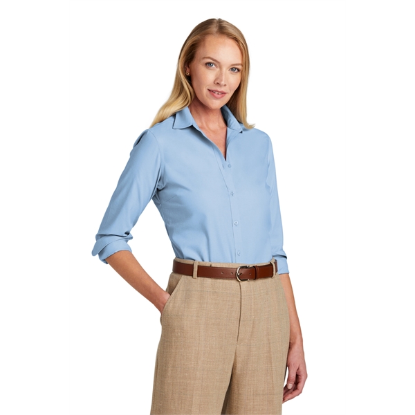 Brooks Brothers Women's Wrinkle-Free Stretch Nailhead Shirt... from ASI 84863 SanMar