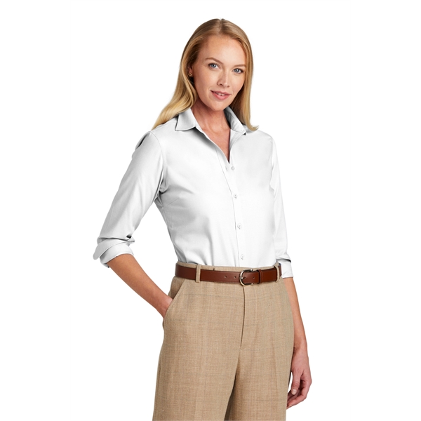 Brooks Brothers Women's Wrinkle-Free Stretch Nailhead Shirt... from ASI 84863 SanMar