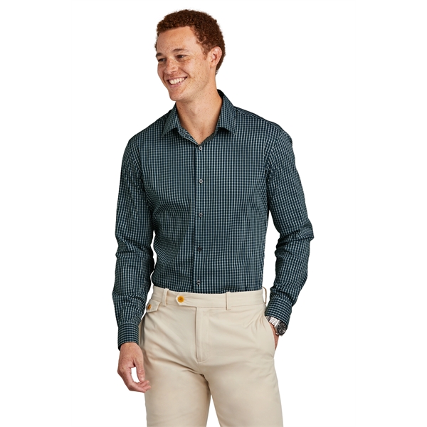 Brooks Brothers Tech Stretch Patterned Shirt... from ASI 84863 SanMar