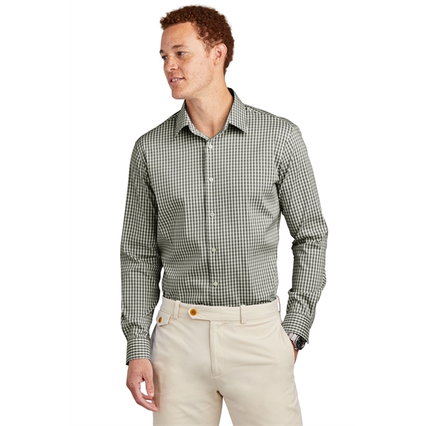 Brooks Brothers Tech Stretch Patterned Shirt... from ASI 84863 SanMar
