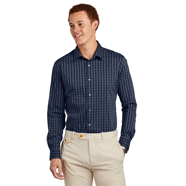 Brooks Brothers Tech Stretch Patterned Shirt... from ASI 84863 SanMar