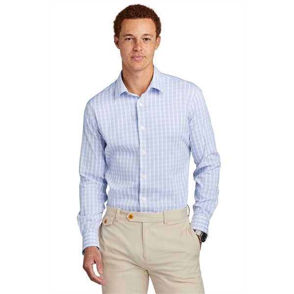 Brooks Brothers Tech Stretch Patterned Shirt... from ASI 84863 SanMar