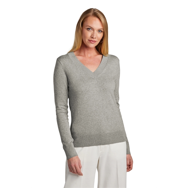 Brooks Brothers Women's Cotton Stretch V-Neck Sweater... from ASI 84863 SanMar