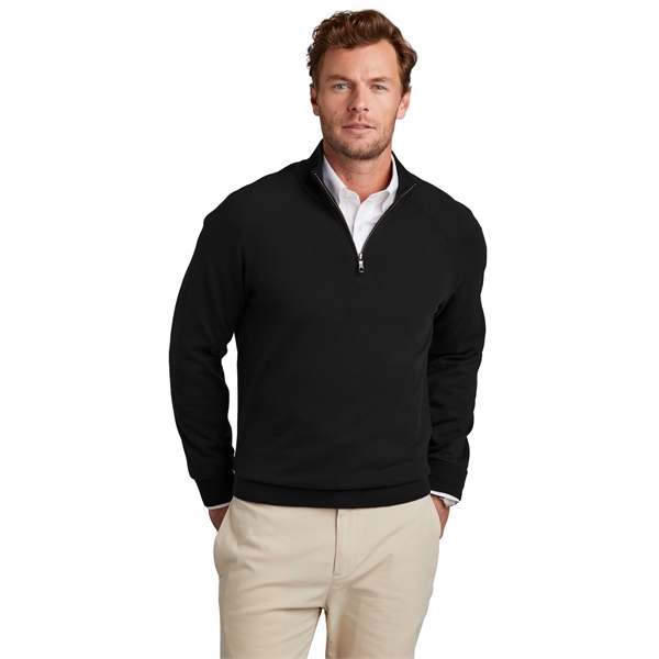 Brooks Brothers Cotton Stretch 1/4-Zip Sweater... from ASI 84863 SanMar