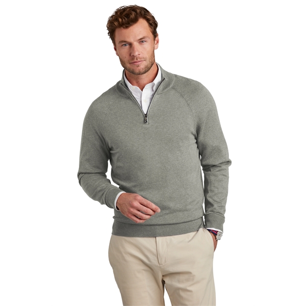 Brooks Brothers Cotton Stretch 1/4-Zip Sweater... from ASI 84863 SanMar