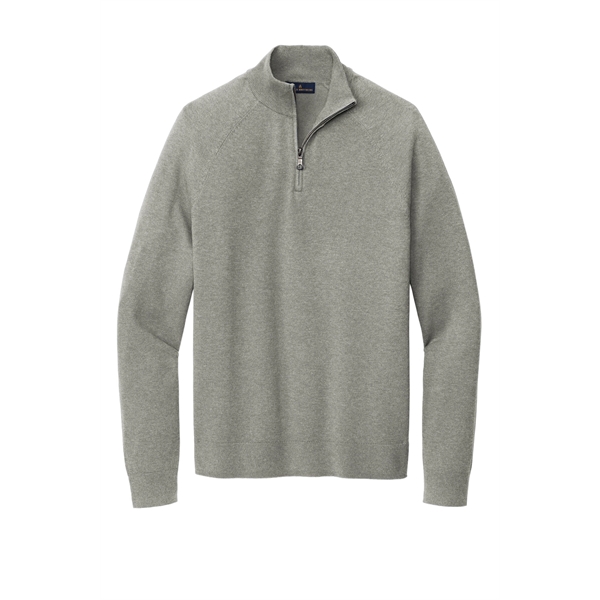Brooks Brothers Cotton Stretch 1/4-Zip Sweater... from ASI 84863 SanMar
