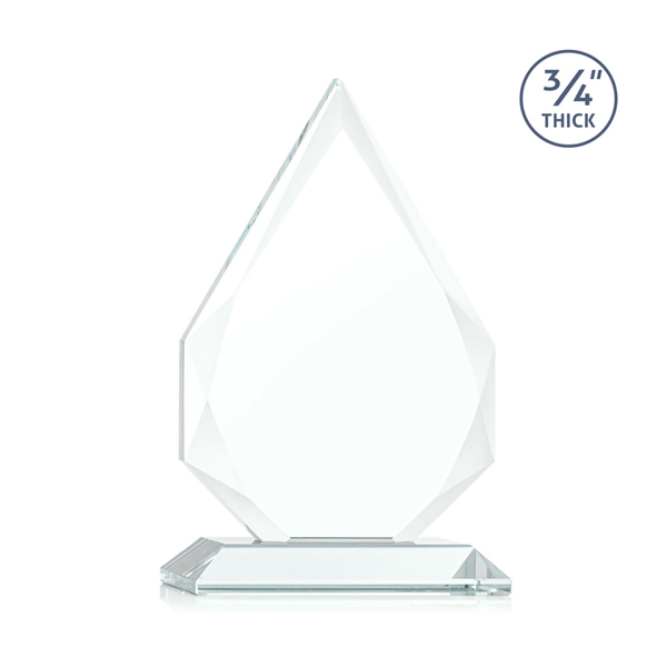 Diamond shape jade color award on a base.... from ASI 84592 St Regis Group / St Regis