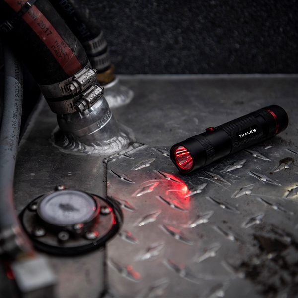 Professional flashlight that allows you to easily switch from white light... from ASI 46170 Compass Industries Inc