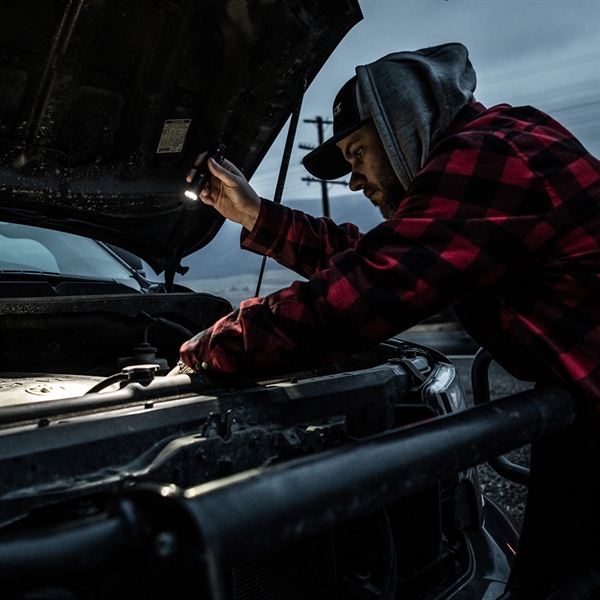 Professional flashlight that allows you to easily switch from white light... from ASI 46170 Compass Industries Inc