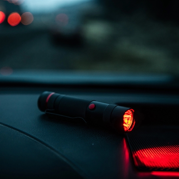 Professional flashlight that allows you to easily switch from white light... from ASI 46170 Compass Industries Inc