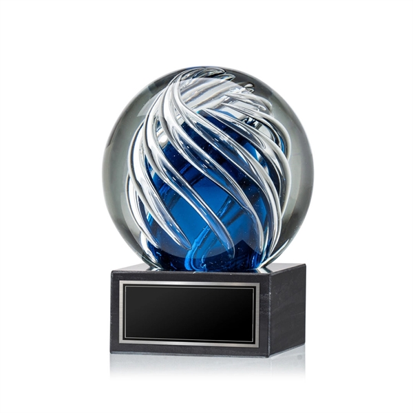 The Genista art glass awards on a Square Tapered Marble base... from ASI 84592 St Regis Group / St Regis