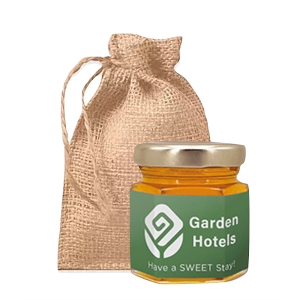 Mini Honey Jar with Custom Full Color Logo... from ASI 89971 Stuff A Mug