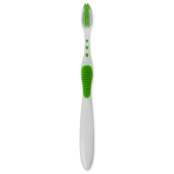 Rubber Grip Toothbrush available in Blue, Green, Red, Pink, Orange, Purple... from ASI 61966 HPG / Mixie
