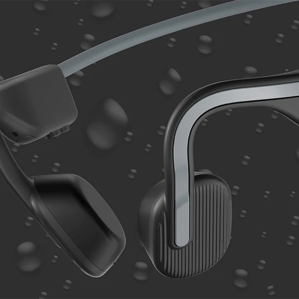 4.78" x 3.94" x 1.79" ABS wireless Bluetooth headphones with bone-conduction... from ASI 61005 Hirsch Gift Inc