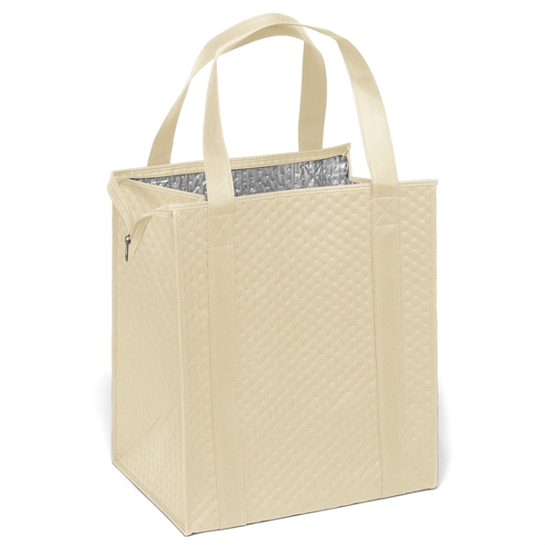 Insulated Non-Woven Tote with thermal foil interior.... from ASI 37940 Bag Makers Inc
