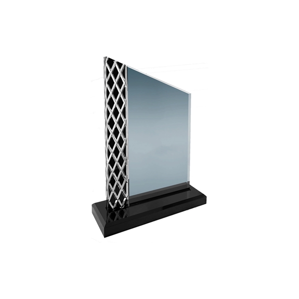 8" Black Unite Diamond Ice Acrylic Award... from ASI 74601 Calico