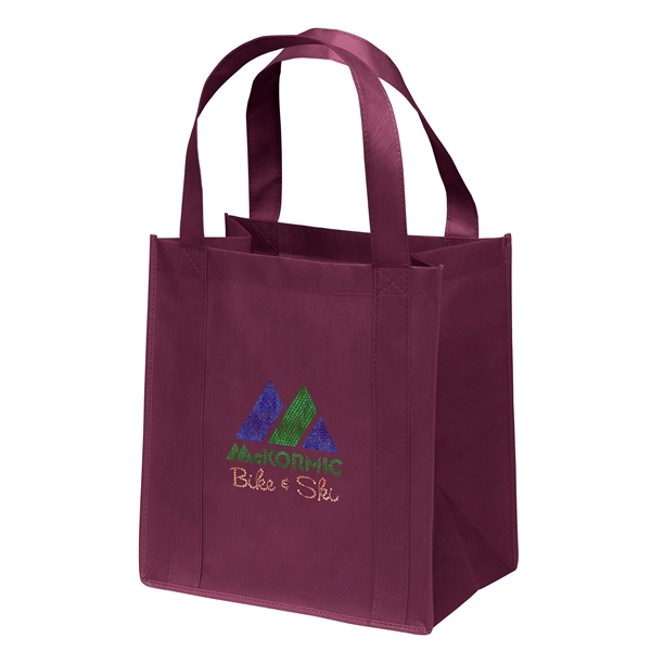 Non-Woven Polypropylene grocery tote with dual reinforced handles.... from ASI 37940 Bag Makers Inc
