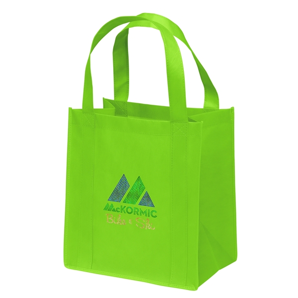 Non-Woven Polypropylene grocery tote with dual reinforced handles.... from ASI 37940 Bag Makers Inc